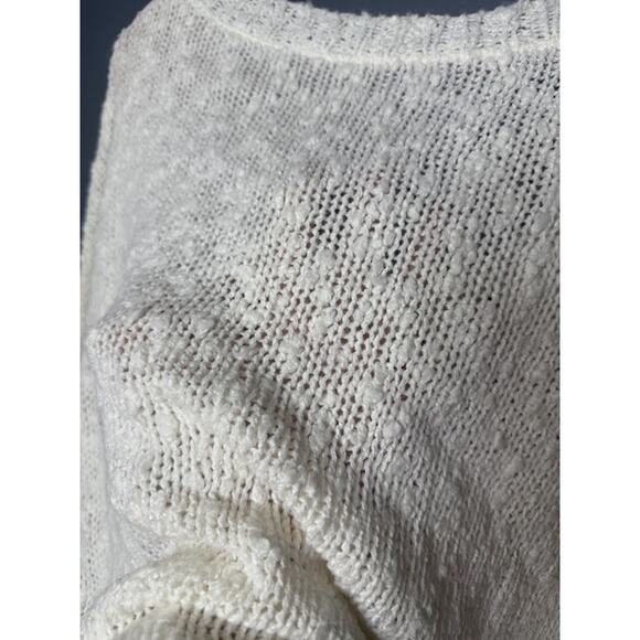 You Knitted Sweater Women's One Size Over sized LOVE Printed on Front Sheer - Picture 4 of 9